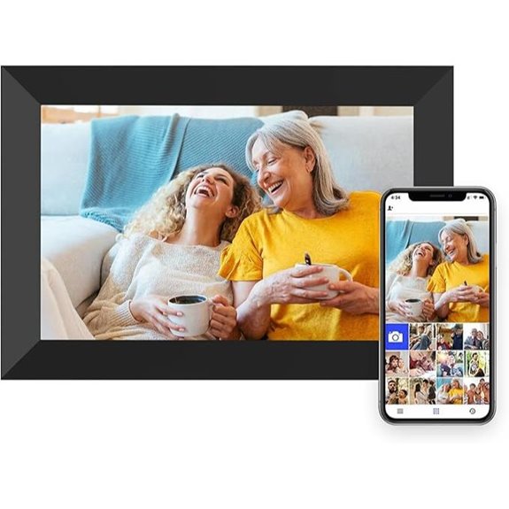 10.1-Inch WiFi Digital Photo Frame with Touch Screen