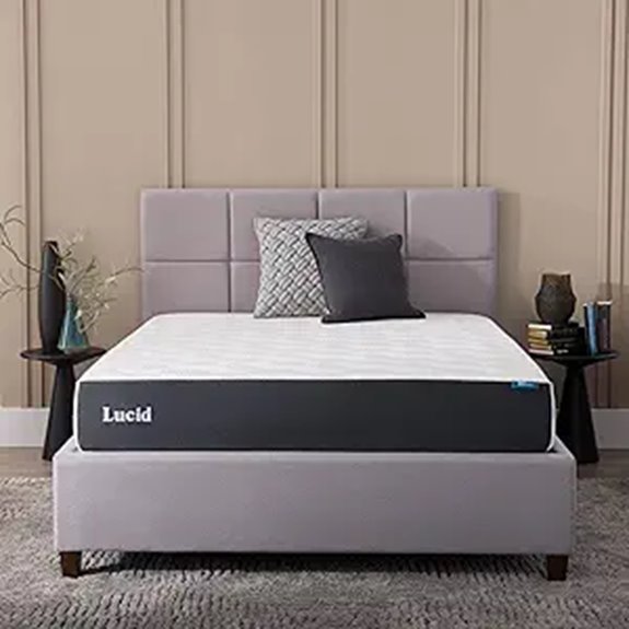 Lucid 10-Inch Memory Foam Mattress Twin