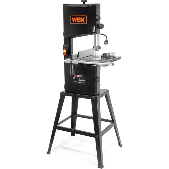 WEN Band Saw with Stand 10-Inch 3.5-Amp Two-Speed (BA3962),Black
