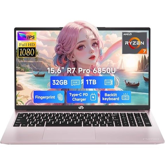 NIMO 15.6 FHD Gaming Laptop with Ryzen 7