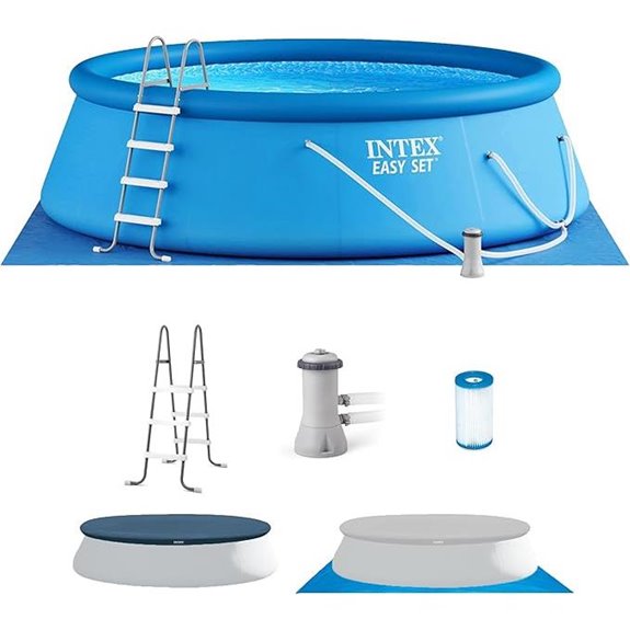 Intex 15ft Easy Set Inflatable Pool with Pump