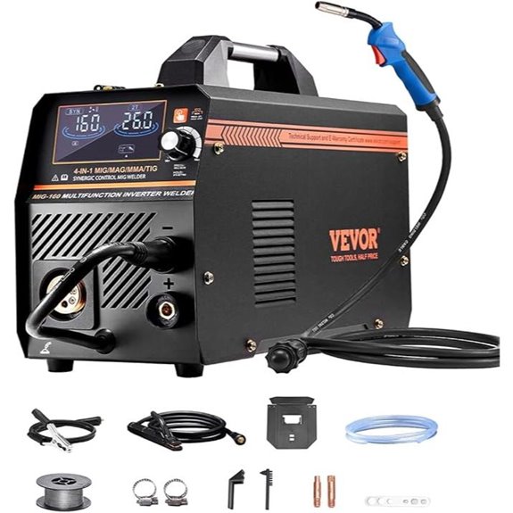 VEVOR 160A Multi-Process MIG Welder with LCD