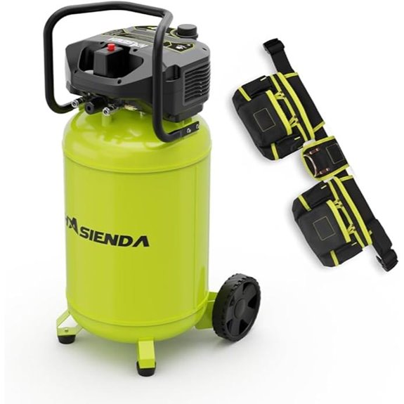 20 Gallon Oil-Free Workshop Air Compressor Bundle