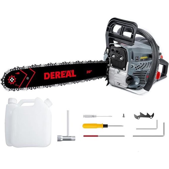 Gas Chainsaw 20 Inch 62CC 3.4HP Outdoor Wood Cutting