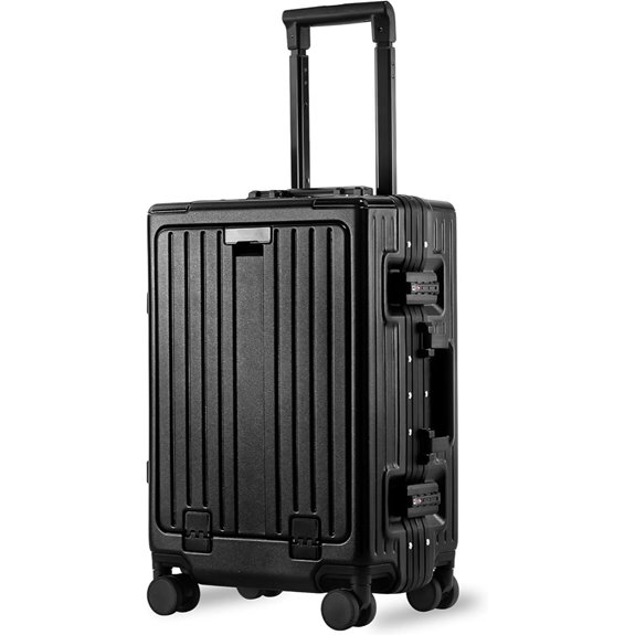 Carry On 20-Inch Aluminum Hard Shell Suitcase