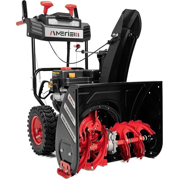 24-Inch 212cc Gas Snow Blower with Electric Start