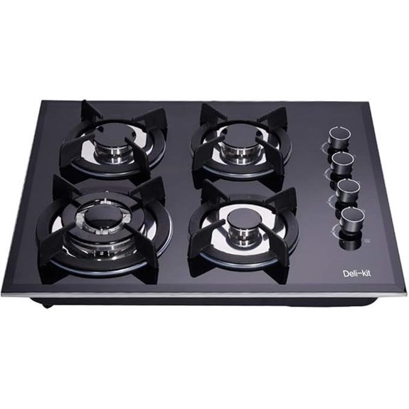 Deli-kit 24 Gas Cooktop with 4 Burners