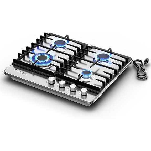 24-Inch Gas Cooktop with Sabaf Burners