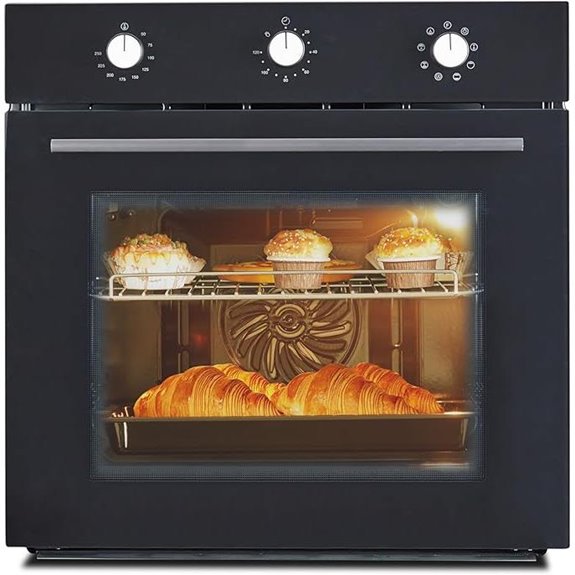 24-Inch Stainless Steel Electric Wall Oven