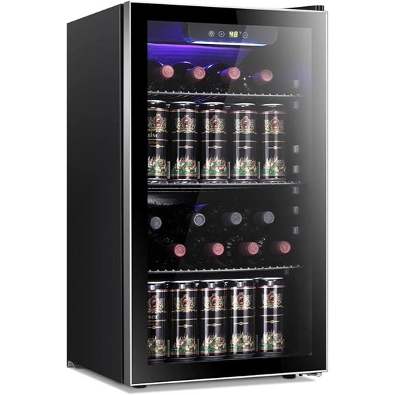 Antarctic Star 26 Bottle Wine Cooler with Glass Door