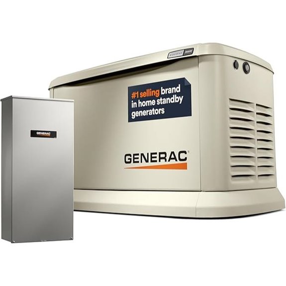 Generac 26kW Home Backup Generator with Transfer Switch