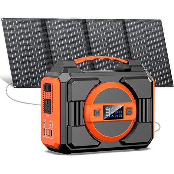 Solar Power Generator 300W with Panels and AC Outlet