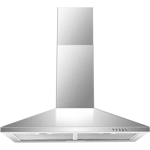 SNDOAS 30-Inch Wall Mount Range Hood with LED