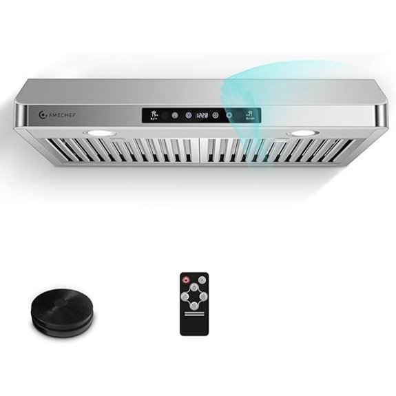 AMZCHEF 30-Inch Range Hood with Touch Control