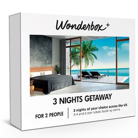 Wonderbox Experience Gift: 3-Night Hotel Stay for 2