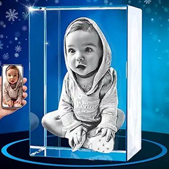 ArtPix 3D Custom Crystal Photo Gift for Christmas