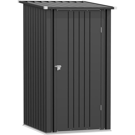 Greesum 3x3FT Outdoor Metal Storage Shed