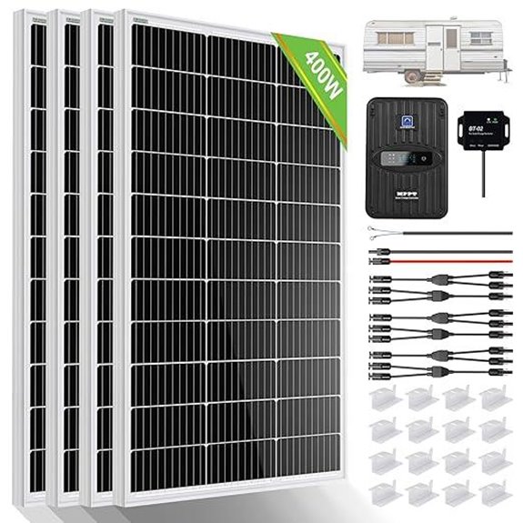 ECO-WORTHY 400W Solar Panel Kit with Charge Controller