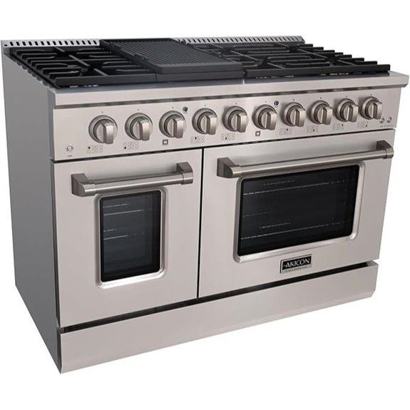 Akicon 48-Inch Gas Range with Double Oven