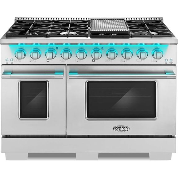 Lumin 48-Inch Double Oven Dual Fuel Range