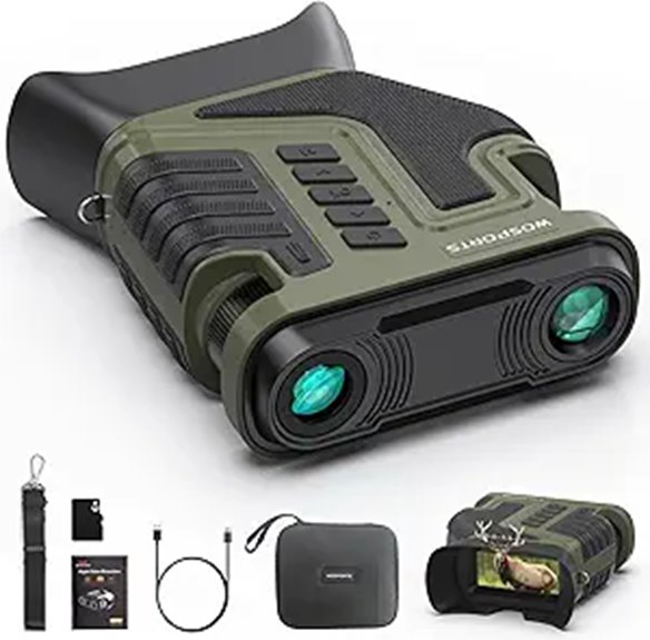 WOSPORTS 4K Night Vision Goggles with Zoom