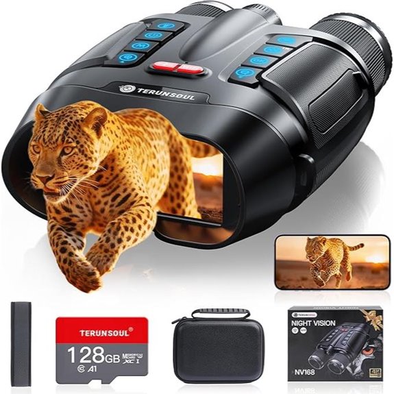 Night Vision Goggles with 4K APP 8X Zoom 2000FT Range