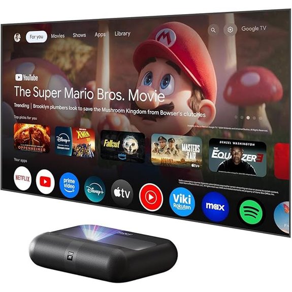 4k short throw laser