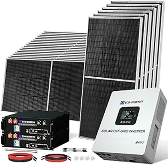ECO-WORTHY 5000W Off-Grid Solar Kit with Battery