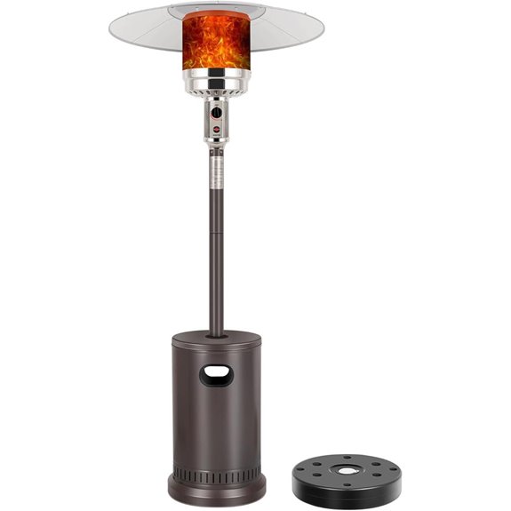 Hykolity 50,000 BTU Outdoor Patio Heater with Wheels