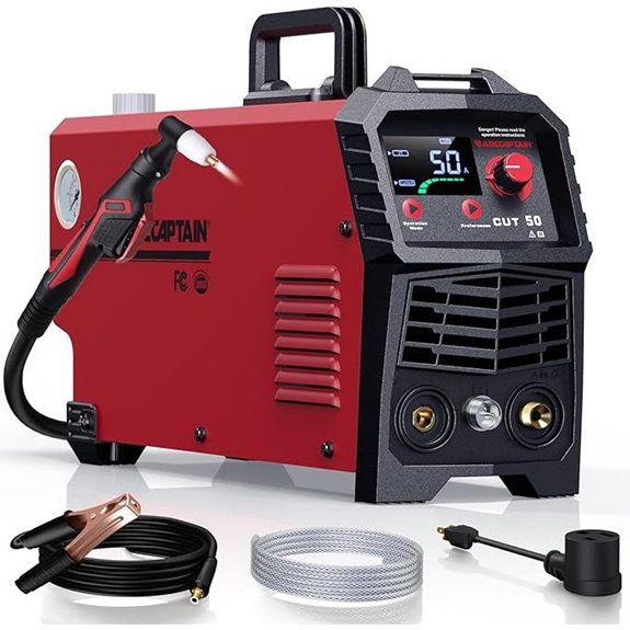 ARCCAPTAIN Plasma Cutter 50Amp Dual Voltage Clean Cut