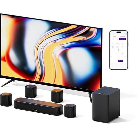 ULTIMEA 7.1ch Sound Bar with Subwoofer and App Control