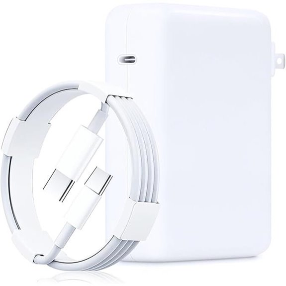 96W USB-C Fast Charger with 6.6ft Cable for MacBook