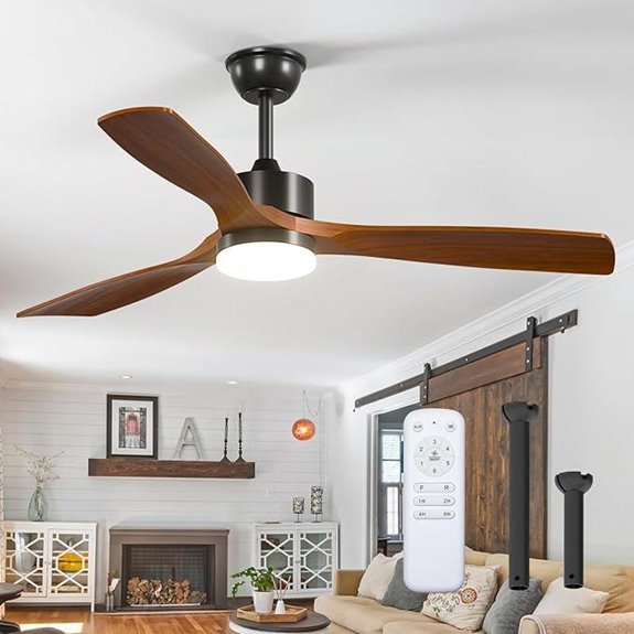 Addlon 52 Ceiling Fan with Lights & Remote