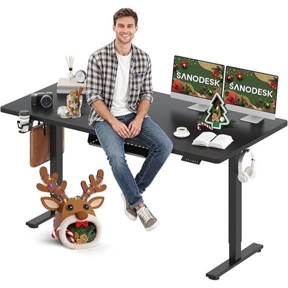 SANODESK Electric Standing Desk 71x32 in Adjustable