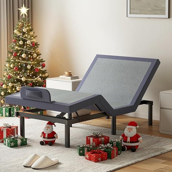 ONBRILL Adjustable Bed Frame with Remote and Massage