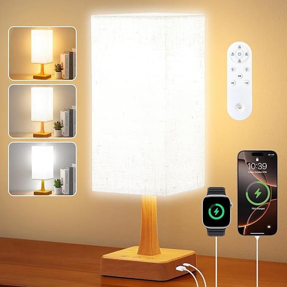 Light Therapy Lamp with Remote 3 Color Temperatures