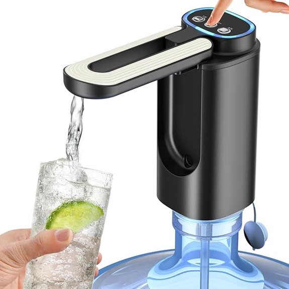 Foldable 3-Mode Water Dispenser for 5-Gallon Bottles