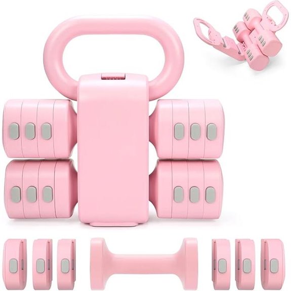 Adjustable 2-in-1 Kettlebell & Dumbbell Set