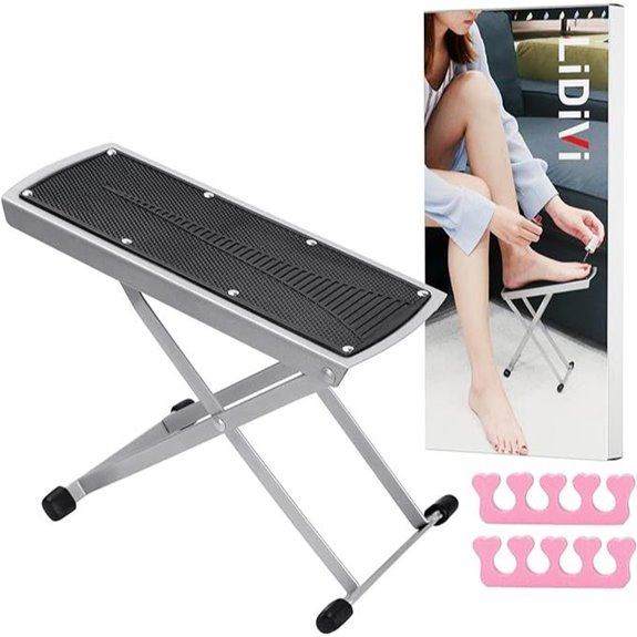 Adjustable Pedicure Foot Rest with Toe Separator