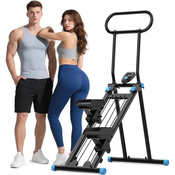 adjustable resistance stair stepper