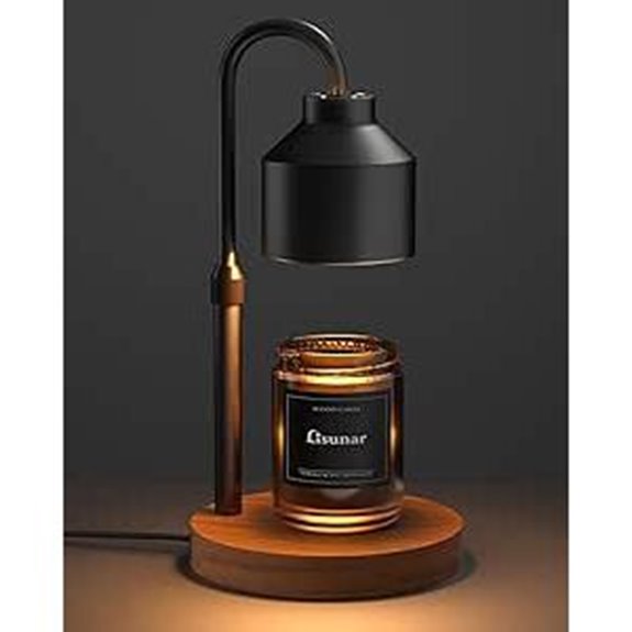 Electric Candle Warmer Lamp with Timer and Adjustable Height