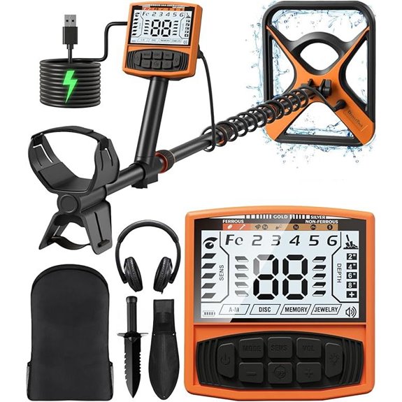 Metal Detector for Adults with 11 Waterproof Search Coil