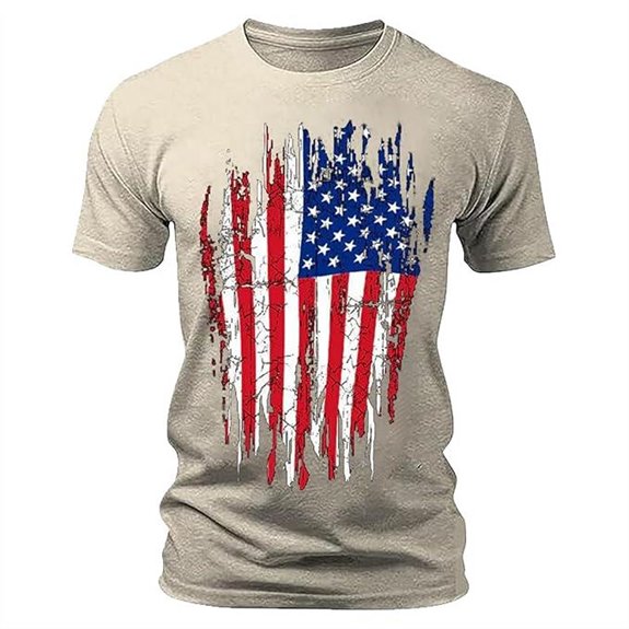 Patriotic USA Flag T-Shirt for Men