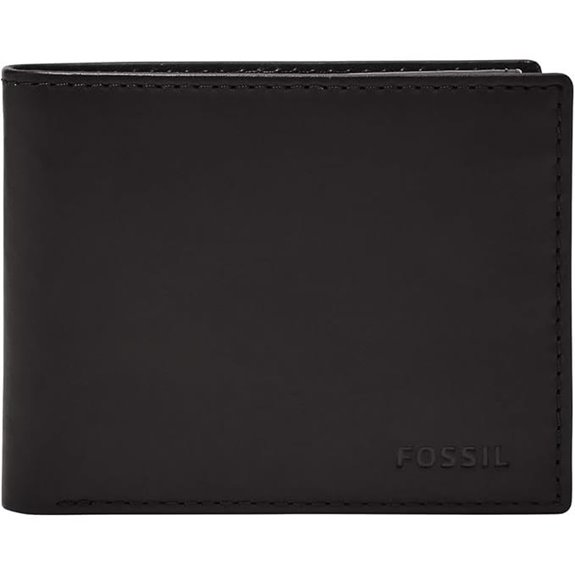 Fossil Men's RFID Leather Bifold Wallet with Card Case