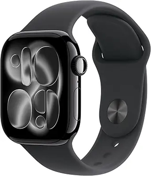 Apple Watch Series 11 GPS 42mm Jet Black Sport Band