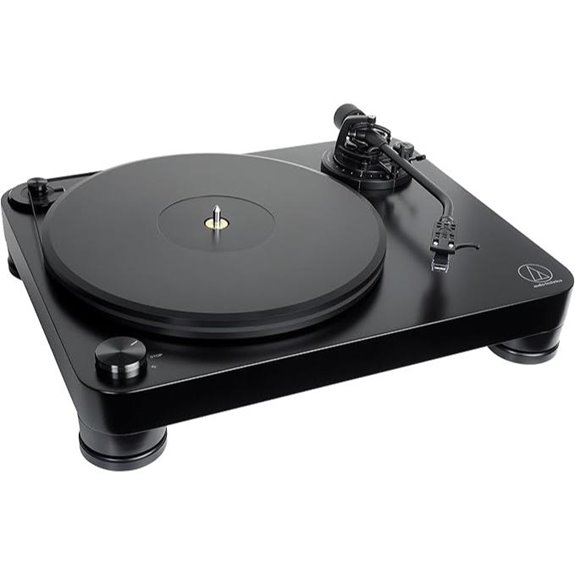 Audio-Technica at-LP7 Fully Manual Belt-Drive Turntable Black