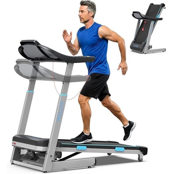 WELLFIT 15 Auto Incline Treadmill with Voice Control