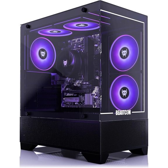 BEASTCOM Q3 Gaming PC with Ryzen 5 16GB RAM