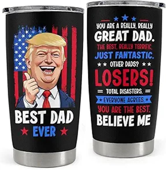 wowcugi Best Dad Ever 20oz Tumbler Gift