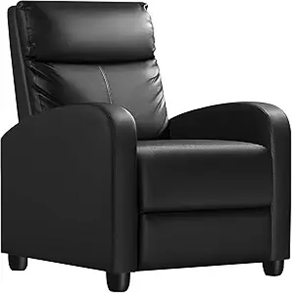 Homall Modern Recliner Chair in Black